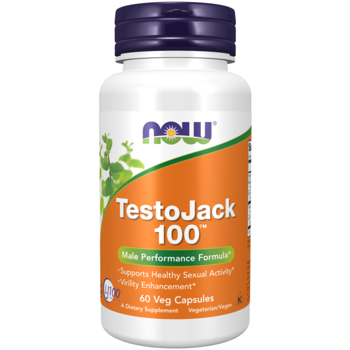NOW Foods TestoJack® 100 - 60 Veg Capsules