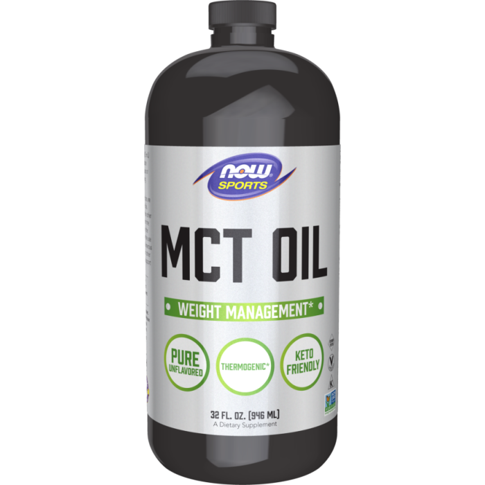NOW Foods MCT Oil Liquid in Plastic Bottle - 32 fl. oz.