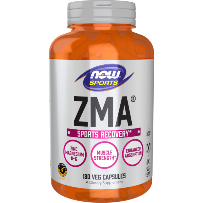 NOW Foods ZMA® - 180 Veg Capsules