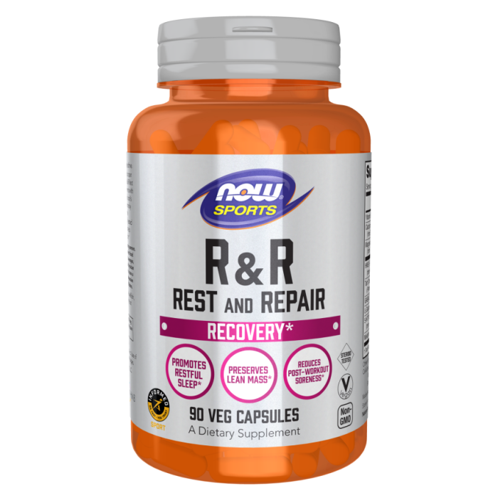 NOW Foods R & R Rest and Repair - 90 Veg Capsules