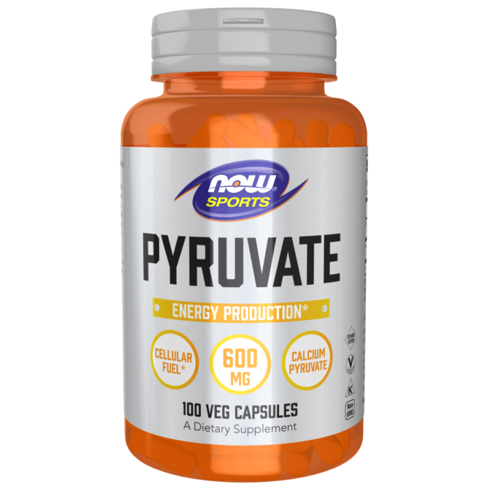 NOW Foods Pyruvate - 100 Veg Capsules