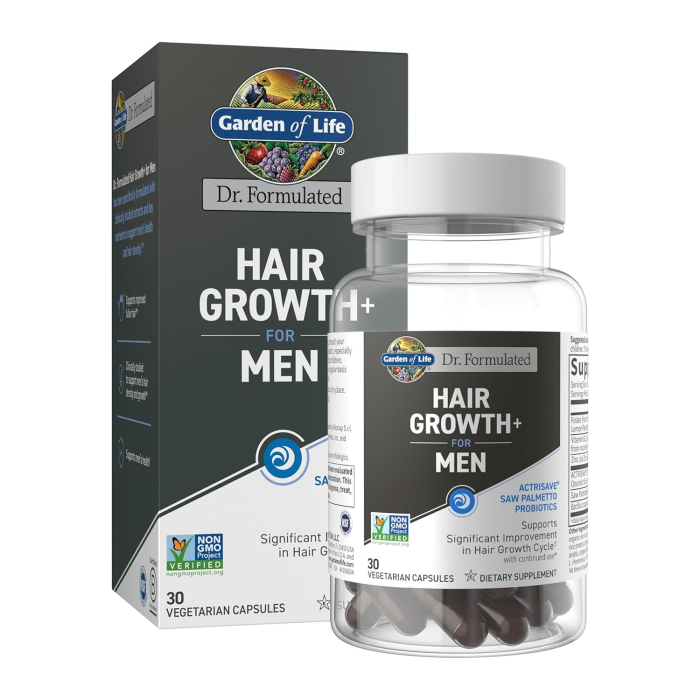 Garden of Life Hair Growth for Men - Front view