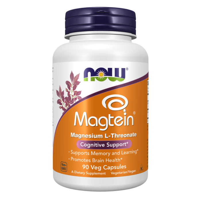 NOW Foods Magtein® - 90 Veg Capsules