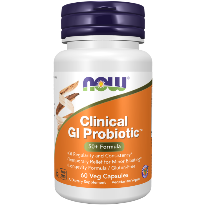 NOW Foods Clinical GI Probiotic™ - 60 Veg Capsules