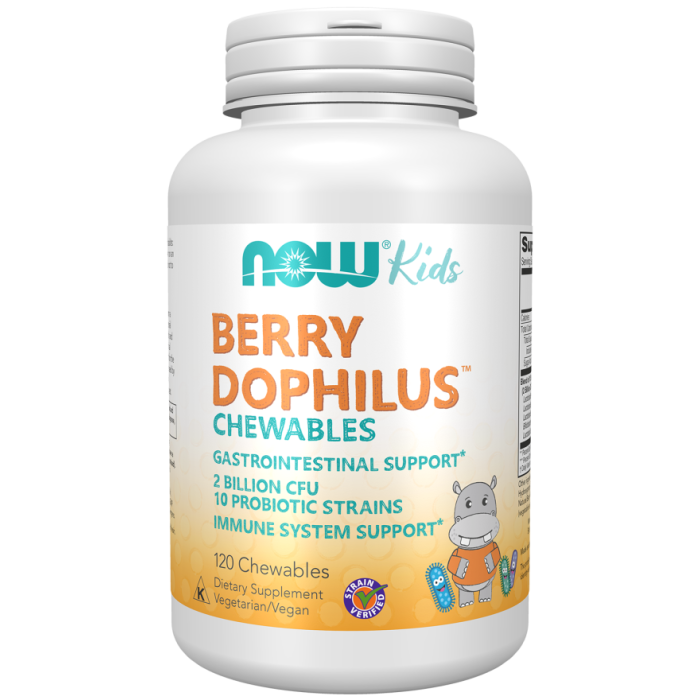 NOW Foods BerryDophilus™ Kids - 120 Chewables