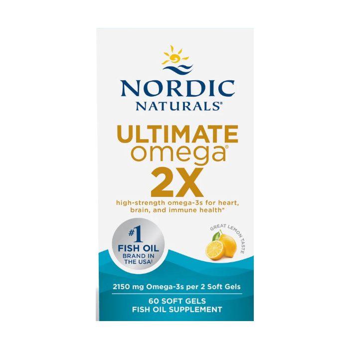 Nordic Naturals Ultimate Omega Lemon, 60 softgels