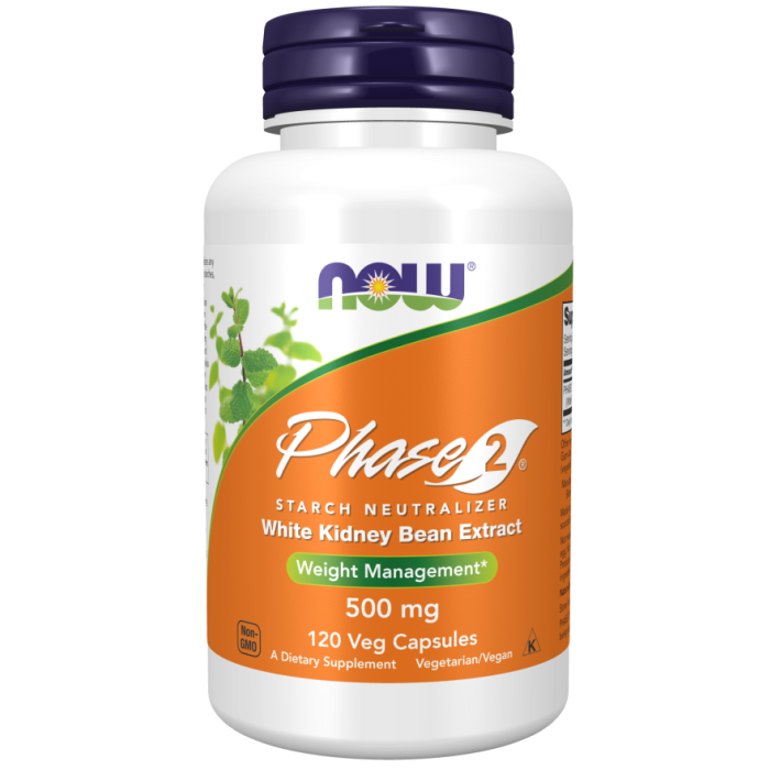 NOW Foods Phase 2 500 mg - 120 Veg Capsules