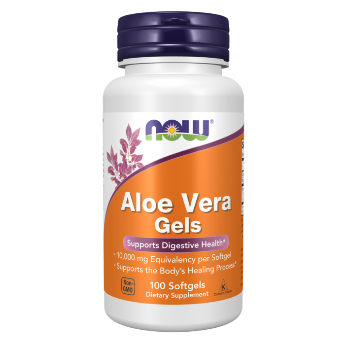 NOW Foods Aloe Vera 10,000 mg - 100 Softgels
