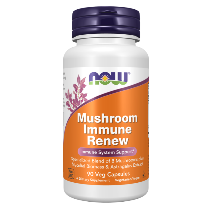 NOW Foods Mushroom Immune Renew - 90 Veg Capsules