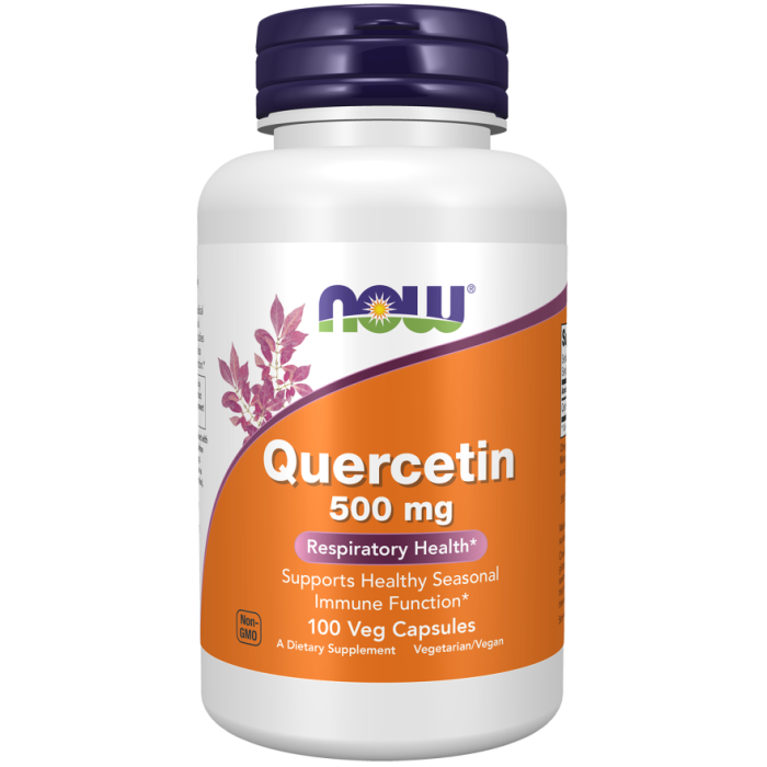 NOW Foods Quercetin 500 mg - 100 Veg Capsules