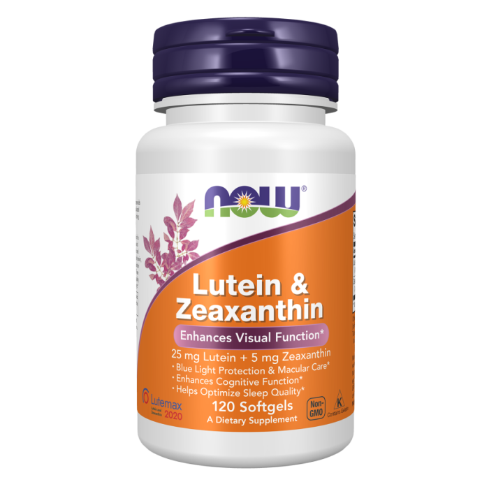 NOW Foods Lutein & Zeaxanthin - 120 Softgels