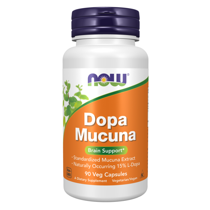 NOW Foods Dopa Mucuna - 90 Veg Capsules