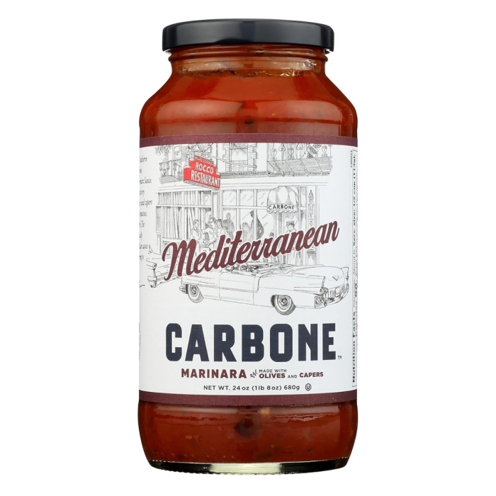 Carbone Mediterranean Marinara Pasta Sauce - Front view