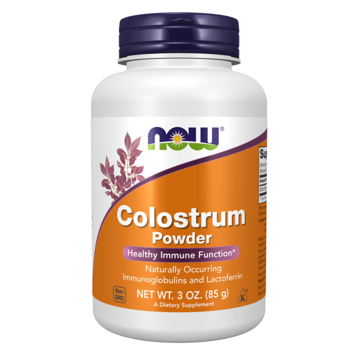 NOW Foods Colostrum Powder - 3 oz.