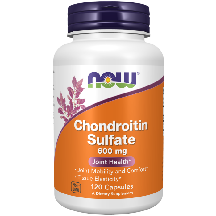 NOW Foods Chondroitin Sulfate 600 mg - 120 Capsules