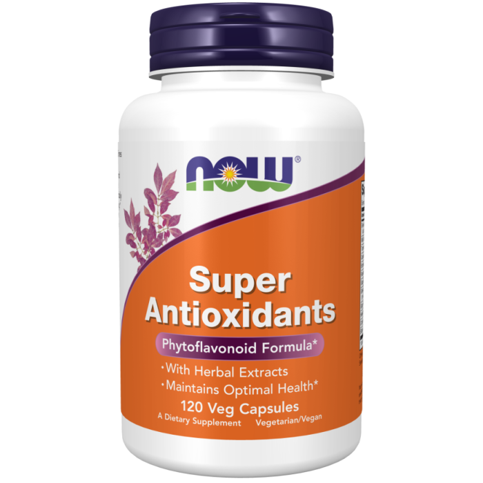 NOW Foods Super Antioxidants - 120 Veg Capsules
