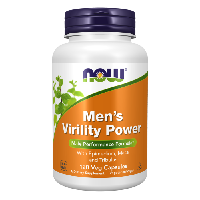 NOW Foods Men's Virility Power - 120 Veg Capsules