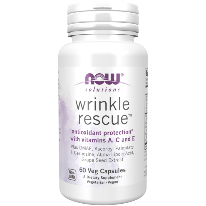 NOW Foods Wrinkle Rescue™ - 60 Veg Capsules