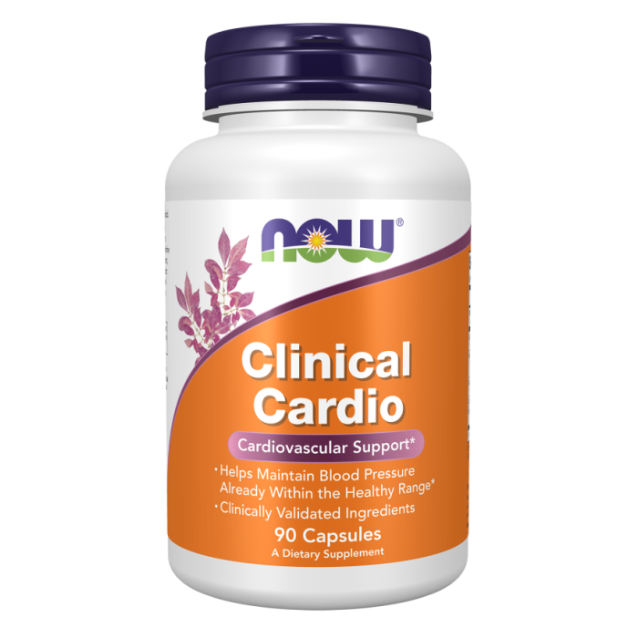 NOW Foods Clinical Cardio - 90 Capsules