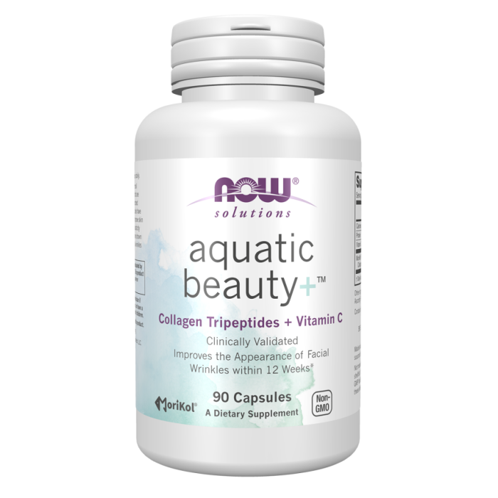NOW Foods Aquatic Beauty +™ - 90 Capsules