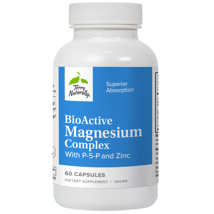 Terry Naturally BioActive Magnesium Complex -Front view