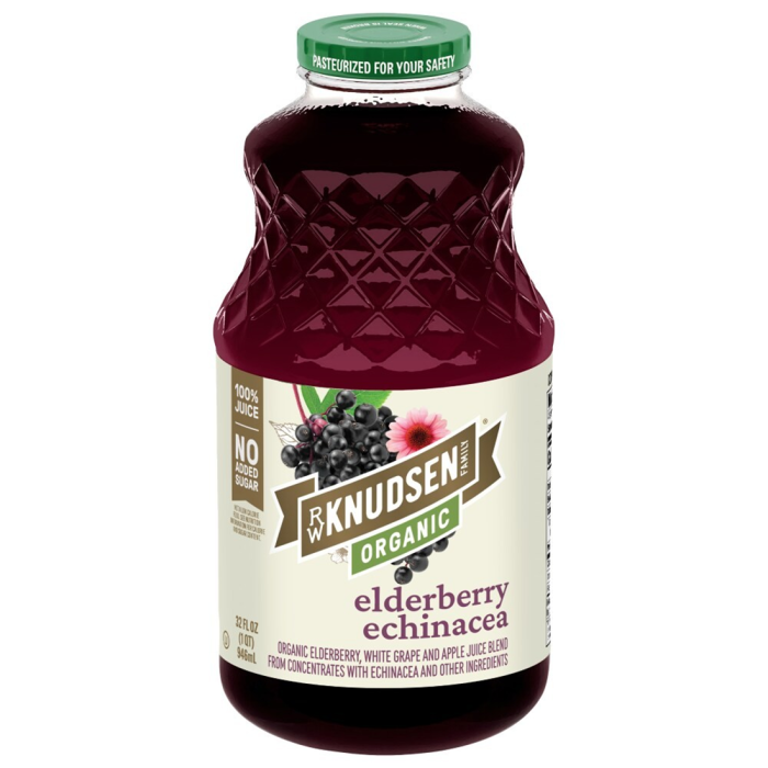 RW Knudsen Organic Elderberry Echinacea Juice - Front view