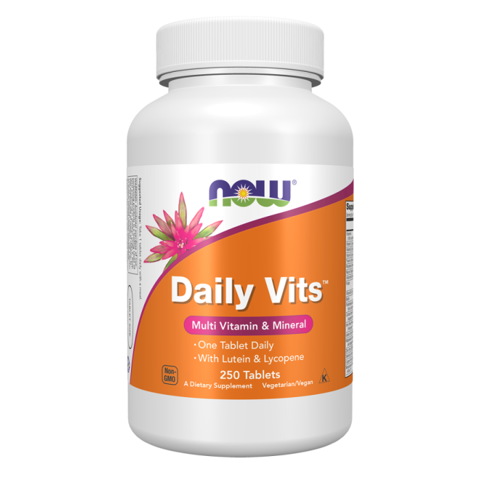 NOW Foods Daily Vits™ - 250 Tablets