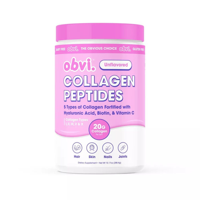 Obvi Collagen Peptides Unflavored - Front view