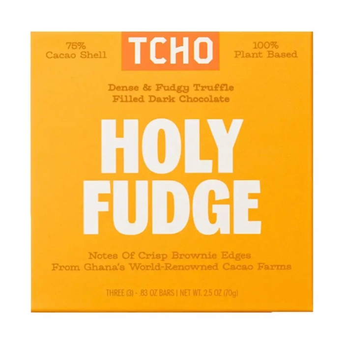 Tcho Holy Fudge Chocolate Bar - Front view