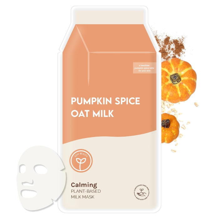 ESW Beauty Pumpkin Spice Oat Milk Face Mask - Front view