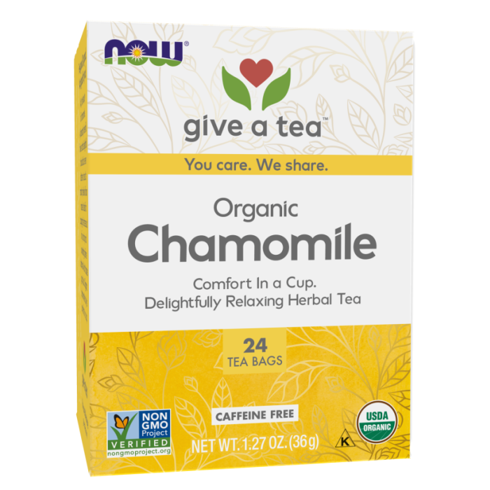 NOW Foods Chamomile Tea, Organic