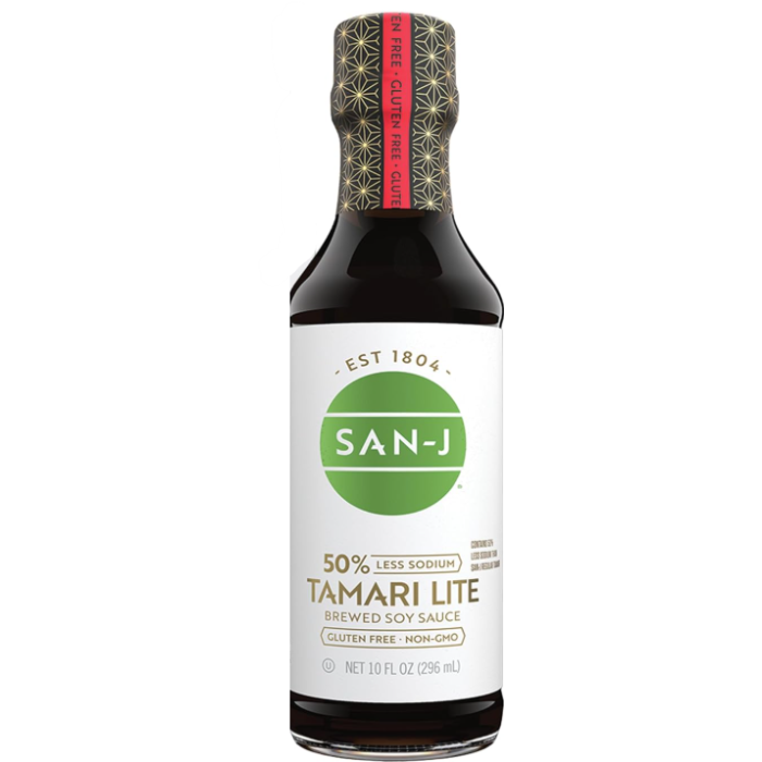 San-J Tamari Lite Soy Sauce, 50% Less Sodium, 10 fl. oz.
