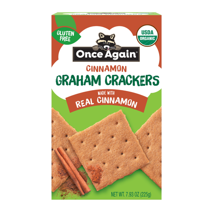 Once Again Cinnamon Graham Crackers - Front view