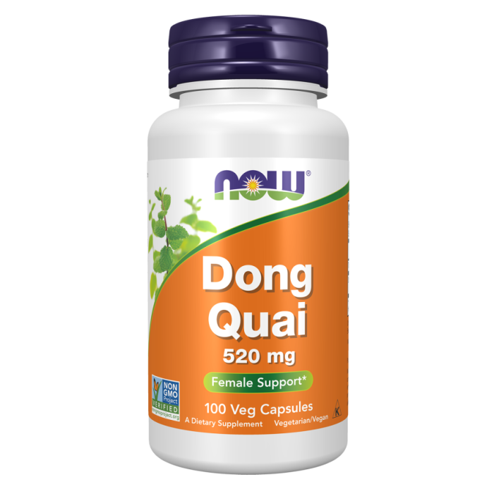 NOW Foods Dong Quai 520 mg - 100 Veg Capsules