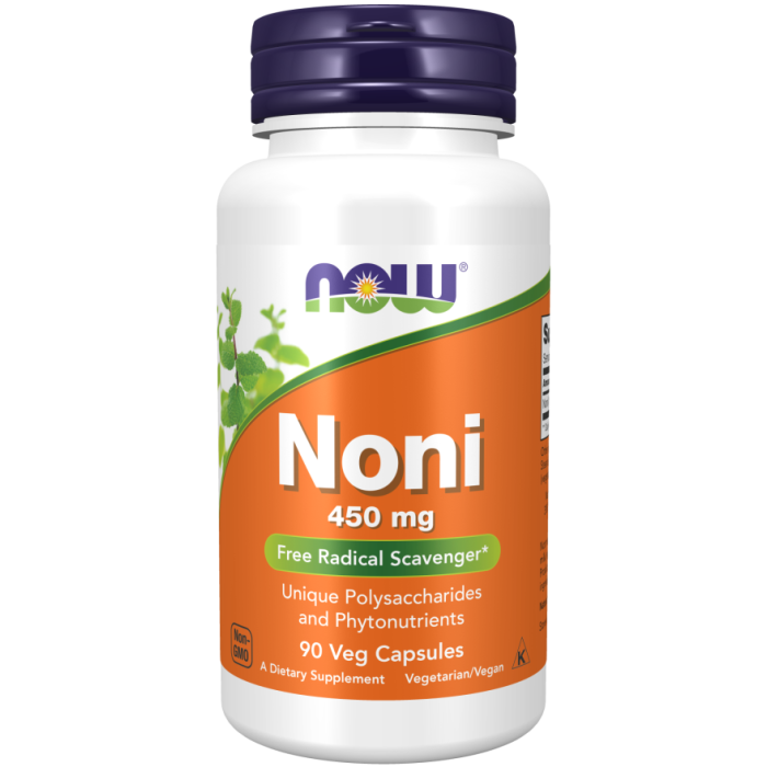 NOW Foods Noni 450 mg - 90 Veg Capsules