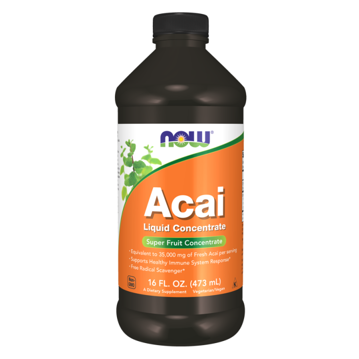 NOW Foods Acai Liquid - 16 fl. oz.