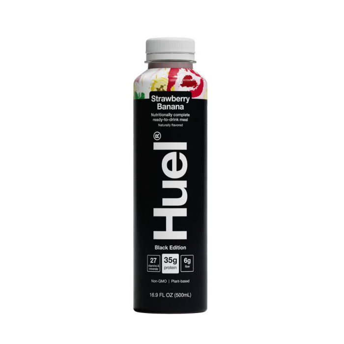Huel Black Edition Ready-to-Drink Strawberry Banana - Front view