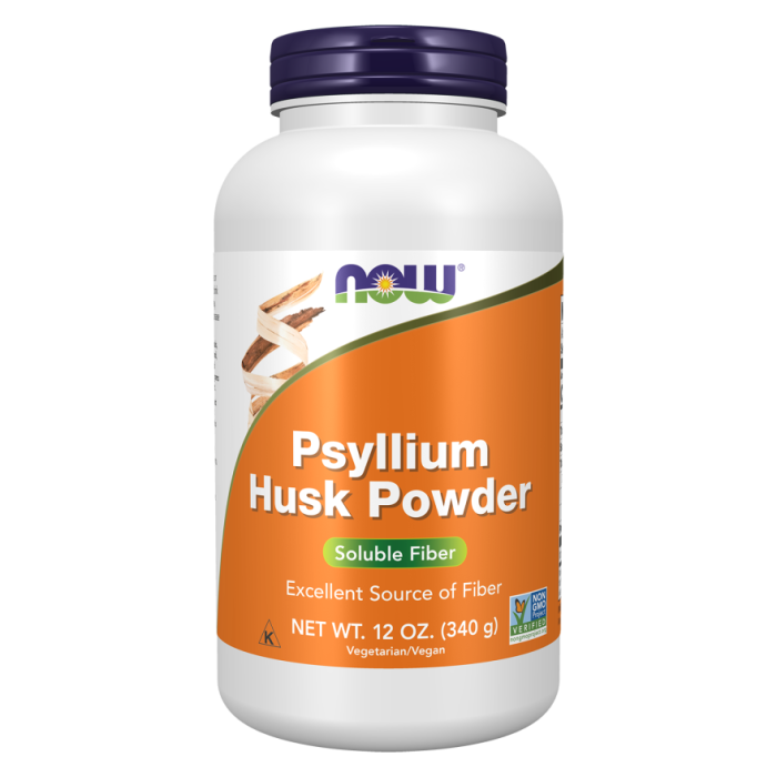 NOW Foods Psyllium Husk Powder Vegetarian - 12 oz.