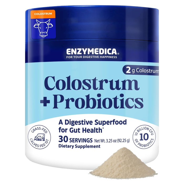 Enzymedica Colostrum + Probiotics - Front view