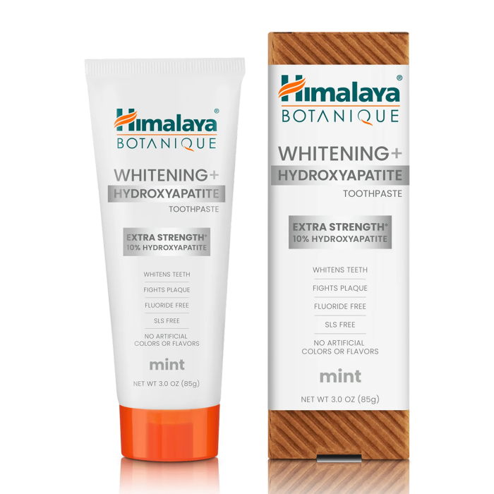 Himalaya Whitening+ Hydroxyapatite Extra Strength Mint Toothpaste - Front view