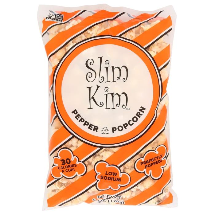 Slim Kim Pepper Popcorn - Front view
