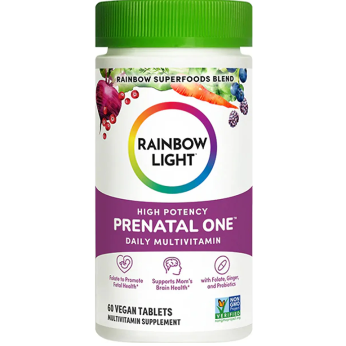 Rainbow Light Prenatal One, 60 vegan tablets