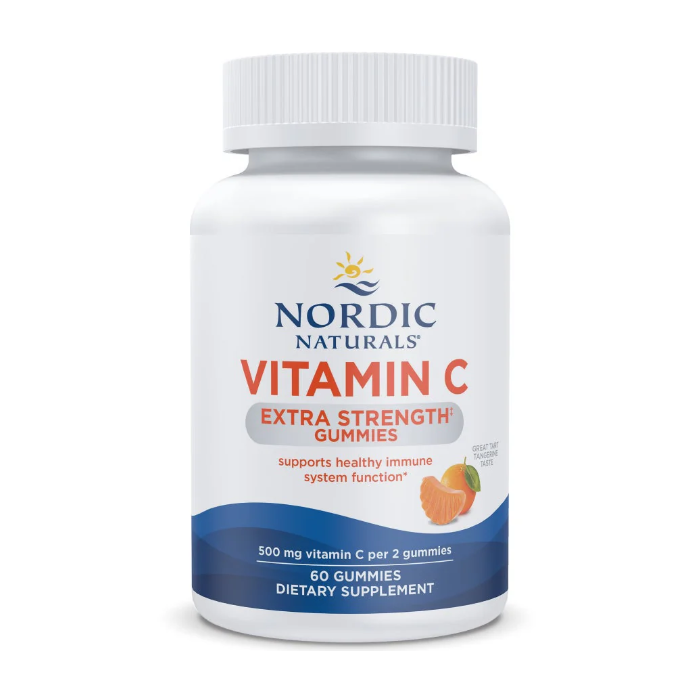 Nordic Naturals Vitamin C Tangerine Gummies, 60 count