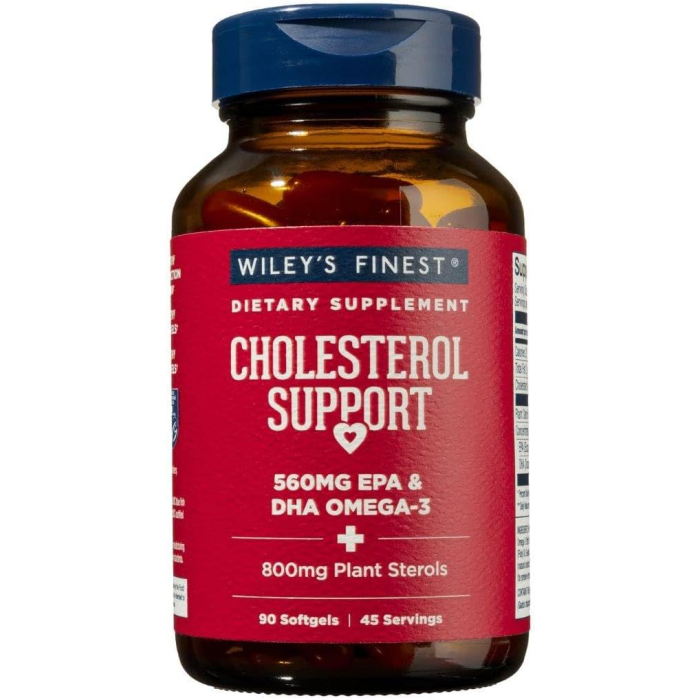 Wiley's Finest Cholesterol Support, 90 Softgels