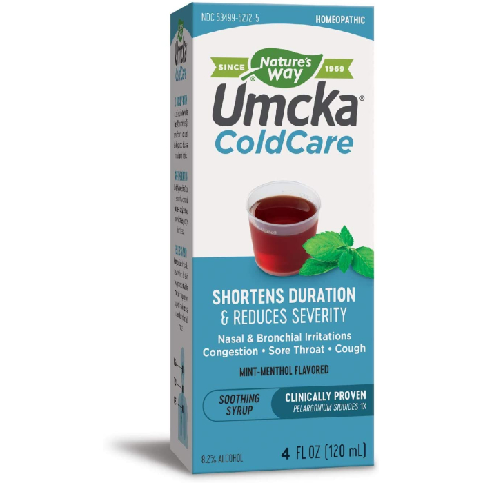 Nature's Way Umcka Cold Care Mint-Menthol Syrup, 4 fl.oz. 