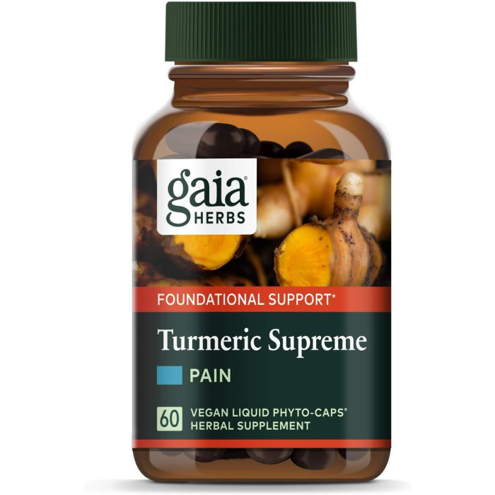Gaia Herbs Turmeric Supreme Pain, 60 Veg Capsules