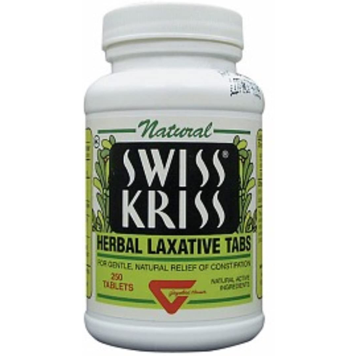 Swiss Kriss Herbal Laxative, 250 Tablets