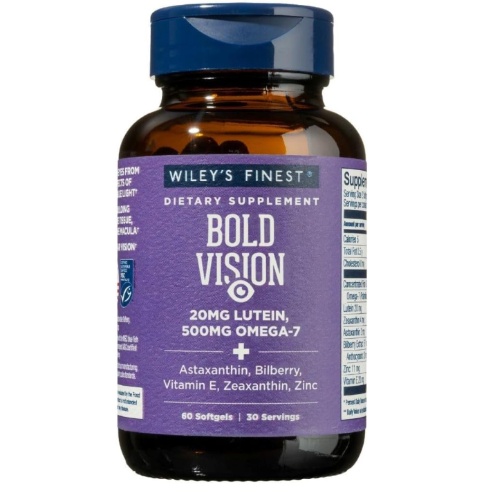 Wiley's Finest Bold Vision: Proactive, 60 Softgels