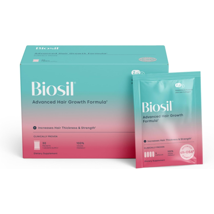 Biosil Advanced Hair Growth, 120 Capsules