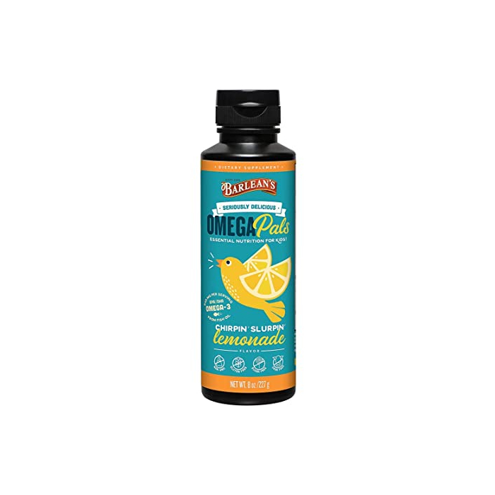 Barlean's Omega Swirl Kid's Fish Oil, Lemonade Flavor, 8 fl.oz.